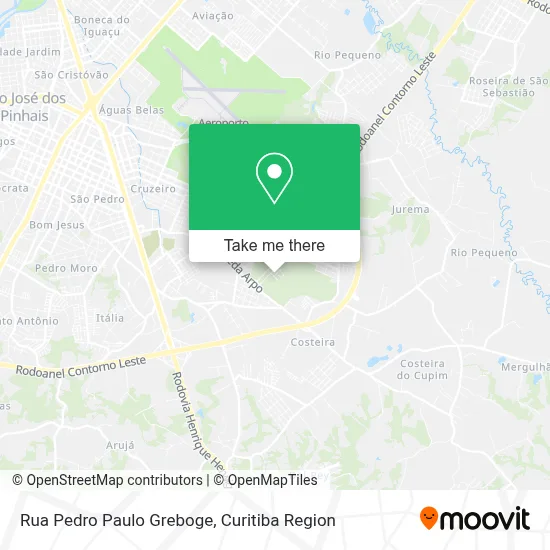 Rua Pedro Paulo Greboge map