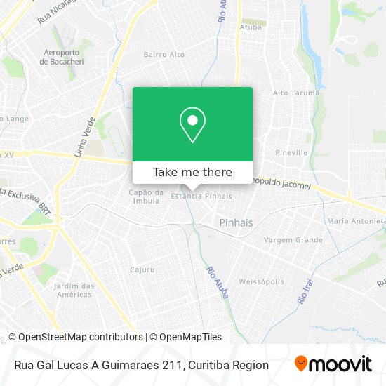 Rua Gal Lucas A Guimaraes 211 map