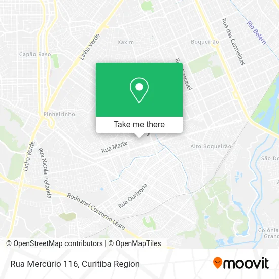 Rua Mercúrio 116 map