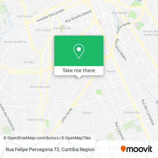 Rua Felipe Percegona 72 map