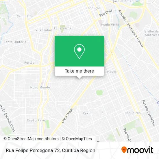 Rua Felipe Percegona 72 map