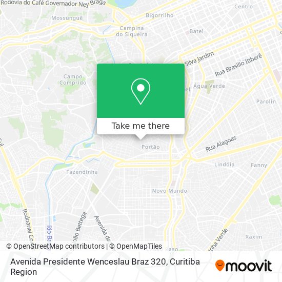 Avenida Presidente Wenceslau Braz 320 map