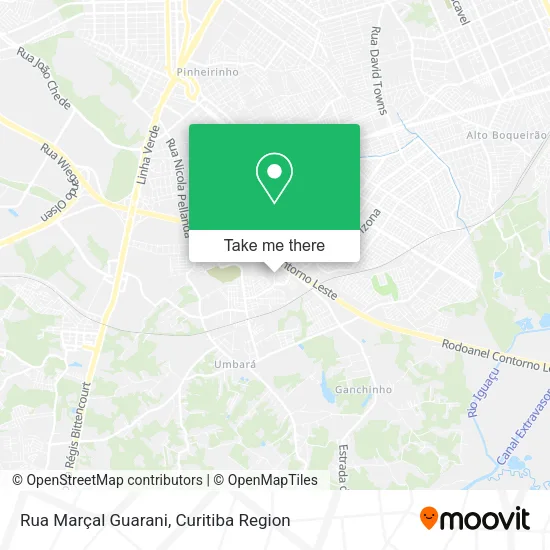 Rua Marçal Guarani map