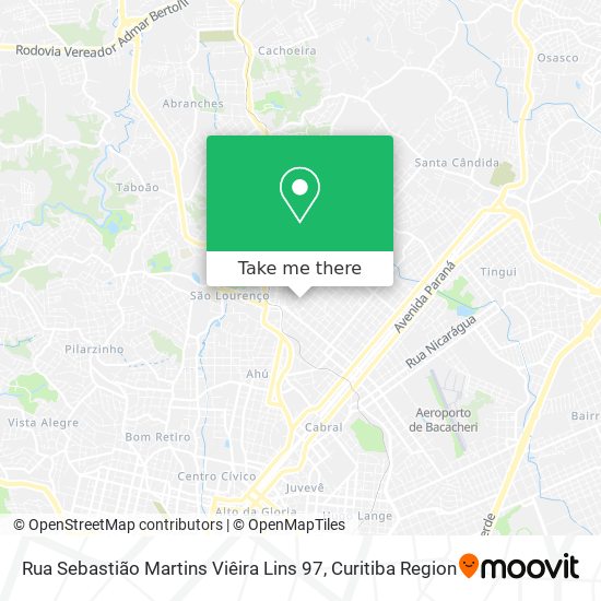 Rua Sebastião Martins Viêira Lins 97 map