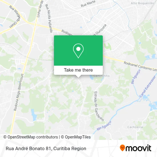 Rua André Bonato 81 map
