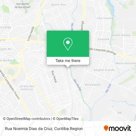 Rua Noemia Dias da Cruz map