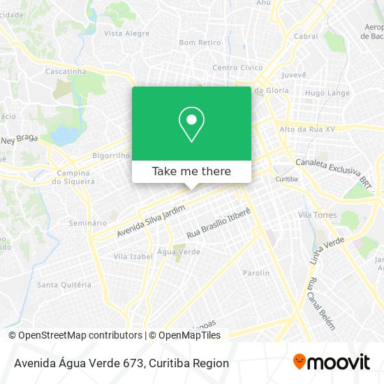 Avenida Água Verde 673 map