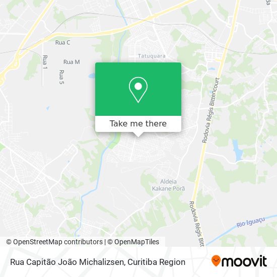 Rua Capitão João Michalizsen map