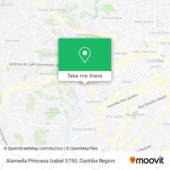 Alameda Princesa Izabel 3750 map