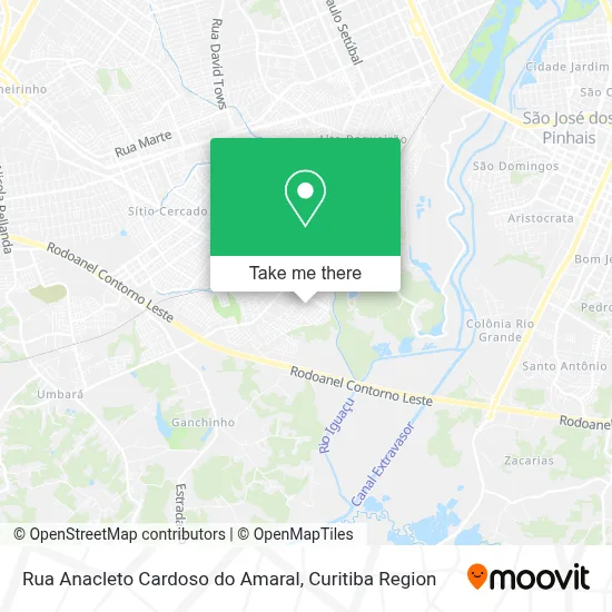 Rua Anacleto Cardoso do Amaral map