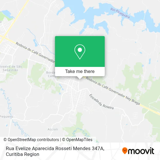 Rua Evelize Aparecida Rosseti Mendes 347A map