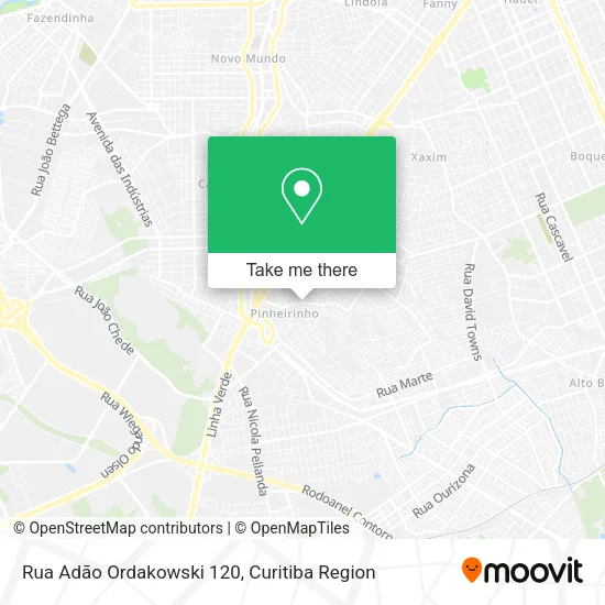 Rua Adão Ordakowski 120 map