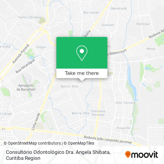 Consultório Odontológico Dra. Angela Shibata map