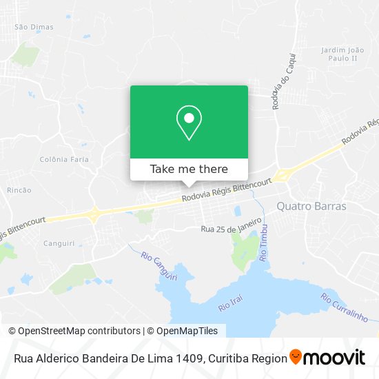 Rua Alderico Bandeira De Lima 1409 map