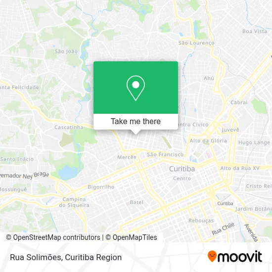 Rua Solimões map