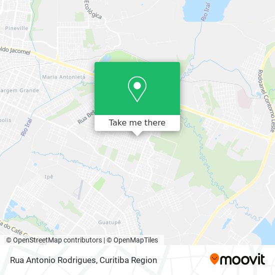 Rua Antonio Rodrigues map