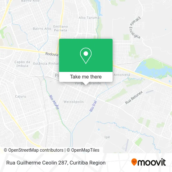 Rua Guilherme Ceolin 287 map
