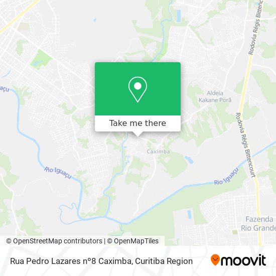 Rua Pedro Lazares nº8 Caximba map
