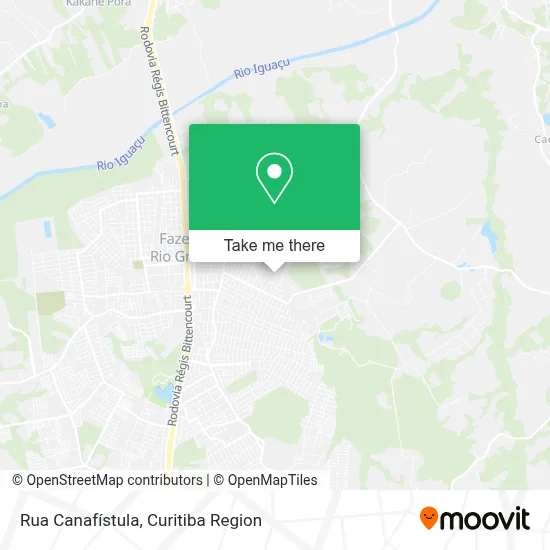 Rua Canafístula map