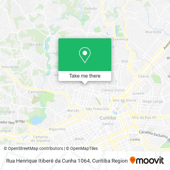 Rua Henrique Itiberê da Cunha 1064 map