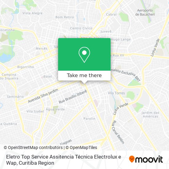 Eletro Top Service Assitencia Técnica Electrolux e Wap map