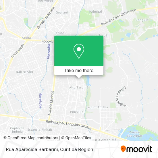 Rua Aparecida Barbarini map