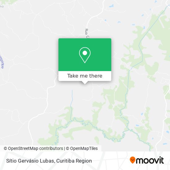 Sítio Gervásio Lubas map