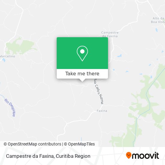 Campestre da Faxina map