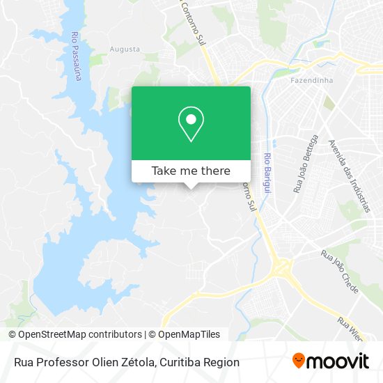 Rua Professor Olien Zétola map