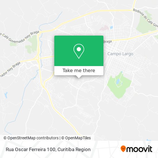 Mapa Rua Oscar Ferreira 100