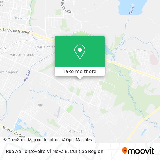 Rua Abilio Coveiro Vl Nova 8 map
