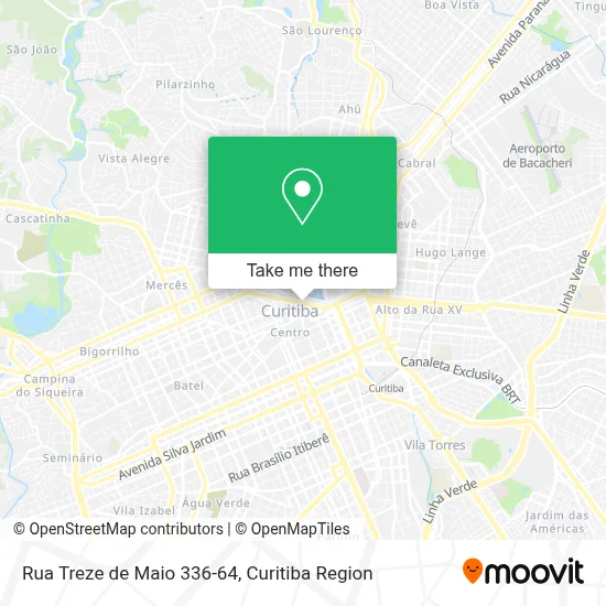 Rua Treze de Maio 336-64 map