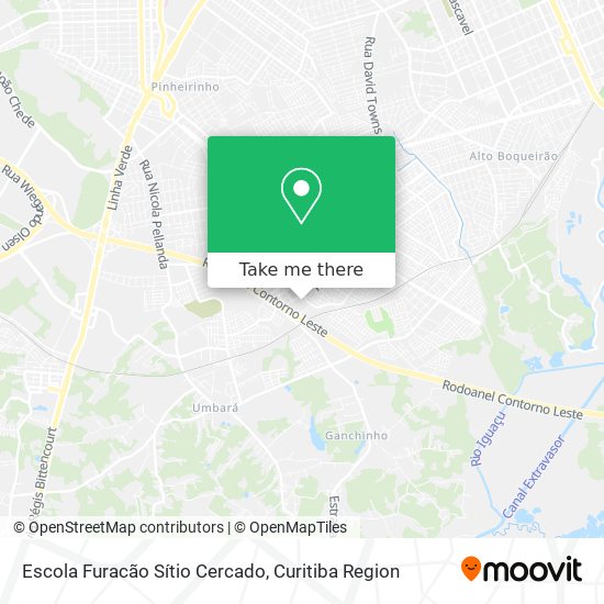 Escola Furacão Sítio Cercado map