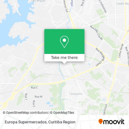 Europa Supermercados map