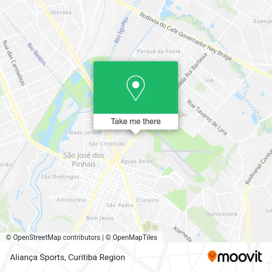 Aliança Sports map