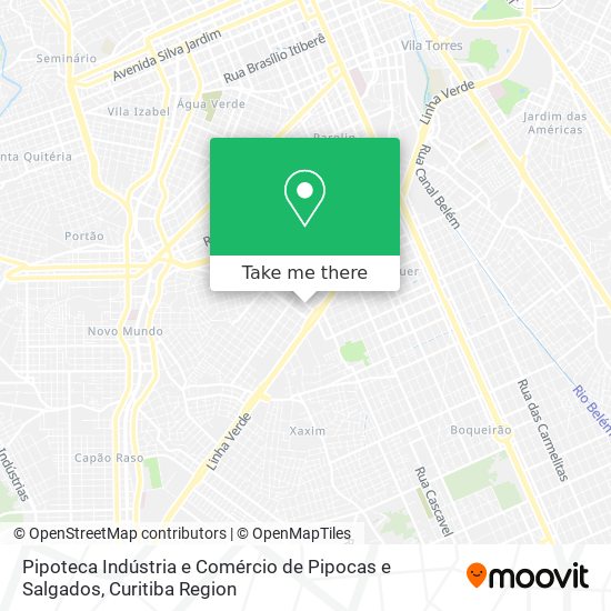 Pipoteca Indústria e Comércio de Pipocas e Salgados map