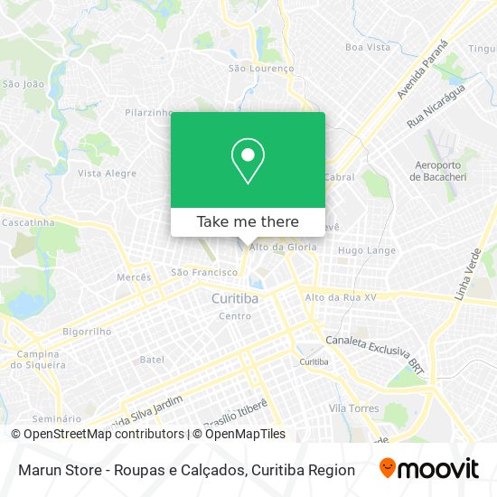 Mapa Marun Store - Roupas e Calçados