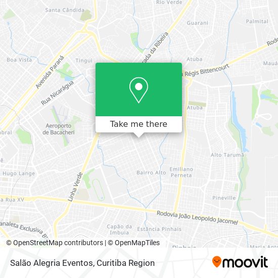 Mapa Salão Alegria Eventos