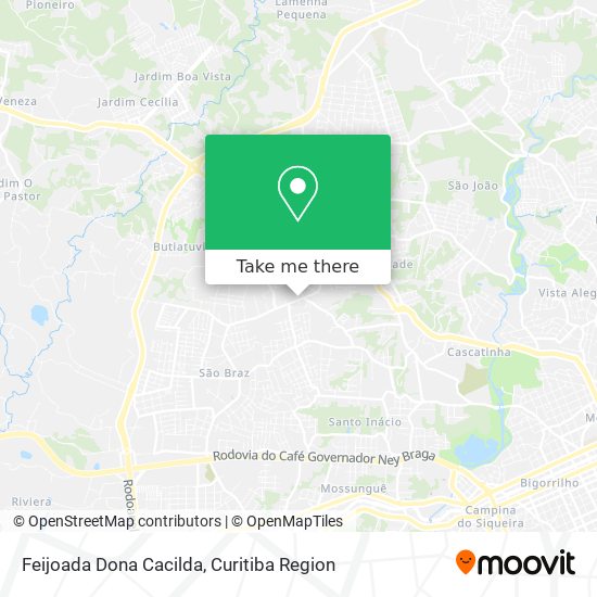 Mapa Feijoada Dona Cacilda