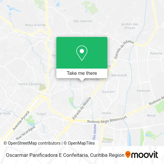 Oscarmar Panificadora E Confeitaria map