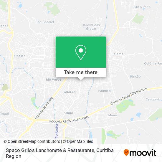 Spaço Grilo's Lanchonete & Restaurante map