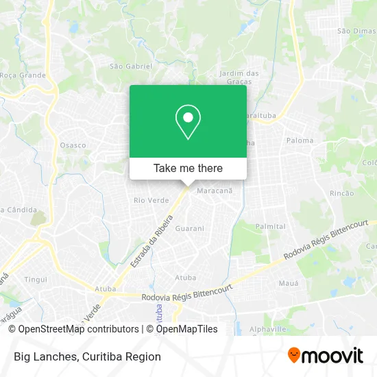 Big Lanches map