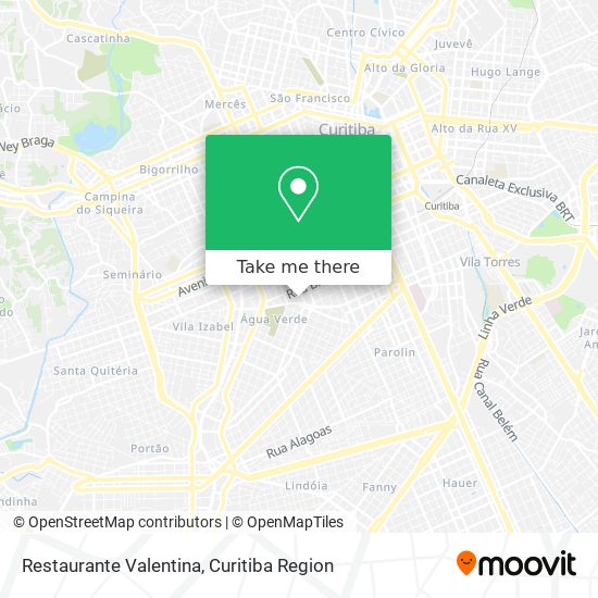 Restaurante Valentina map