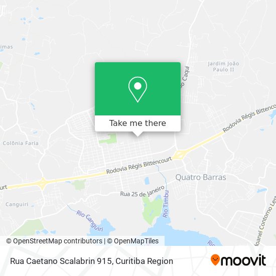 Rua Caetano Scalabrin 915 map