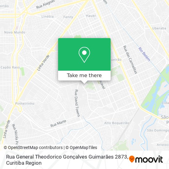 Rua General Theodorico Gonçalves Guimarães 2873 map