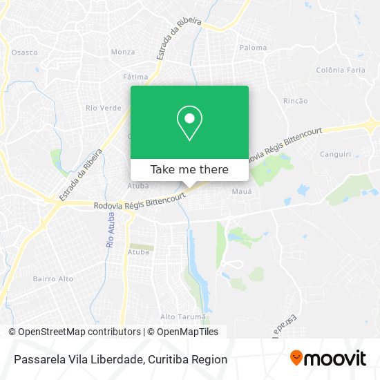 Passarela Vila Liberdade map