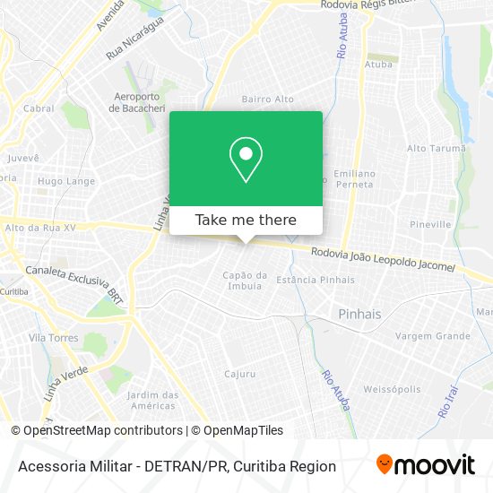 Acessoria Militar - DETRAN/PR map