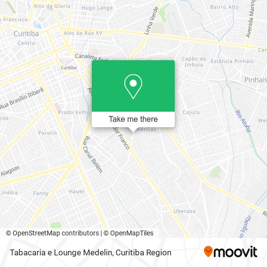 Tabacaria e Lounge Medelin map