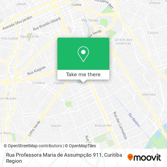 Rua Professora Maria de Assumpção 911 map