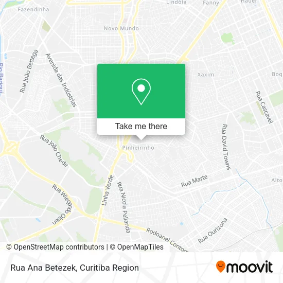 Rua Ana Betezek map